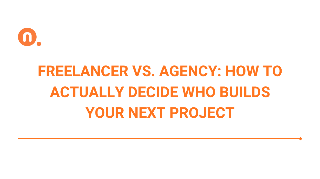 Choosing between a freelancer and an agency for a software project